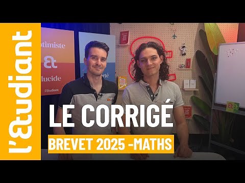 Brevet 2025 : le corrigé de l'épreuve de mathématiques
