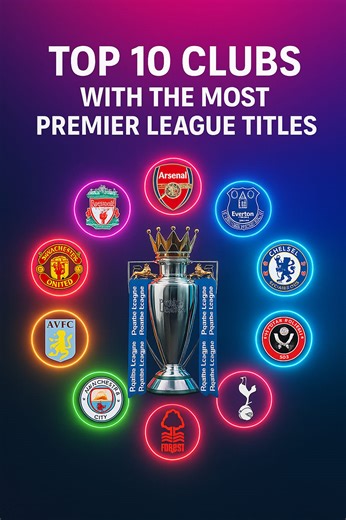 2.4K views · 74 reactions | Top 10 Clubs with the Most Premier League titles. Man United vs Liverpool, which is the greatest club in England??? #PremierLeague #EPL #FPL #englishpremierleague #footballfacebook | Blitz vee | Facebook