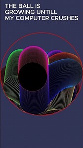 Bouncing Ball Grows Until My PC Crashes! 💥 (Satisfying 2D Physics)