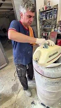 How to clean rust from a Honda motorcycle tank, part 2