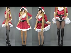Santa Girl TRY ON Costume X-MAS 2024 // Mrs. Santa Clause