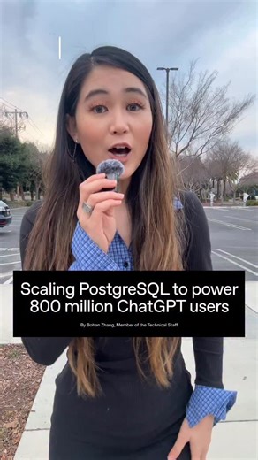 Maddy • Software Engineer on Instagram: "Here’s how ChatGPT used Postgres to handle queries at scale! ~~~~ 💻 Follow @madeline.m.zhang for coding memes + insights ~~~~ 🏷️ #technews #postgres #openai #softwareengineer #llm thedevlife"