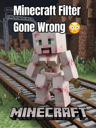 Tried a Minecraft Filter on a Necromorph... 😳