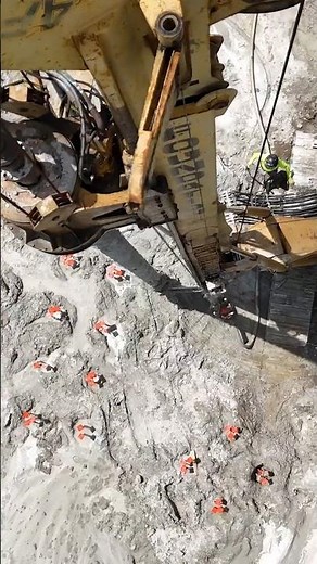 Auger Cast Piles Installation🏗️Building Paradise! 🌴