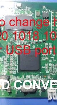 How to change hp1018 hp1020 1018 1020 printer USB port