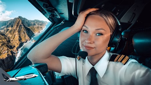 Boeing 737 crosswind landing Madeira Funchal Airport RWY05