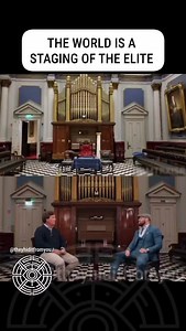 It wasn’t just an interview. It was a ritual. Conor McGregor sat down for a “conversation”—but the room spoke louder than he did. — Masonic checkerboard floor beneath his feet — Twin pillars flanking the stage, echoing Boaz and Jachin — A framed image behind him, rich in esoteric geometry Every angle, every symbol, every shadow… deliberate. Not decor. Design. A visual language of control, hierarchy, and initiation. When fighters become icons, they’re not just celebrated—they’re absorbed. McGrego