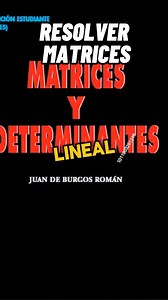 14K views · 546 reactions | Aprende a resolver matrices #matrices #meme #algebra | El Tío Vinteño | Facebook