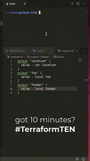 #TerraformTEN /7 String Interpolation #Shorts #terraform