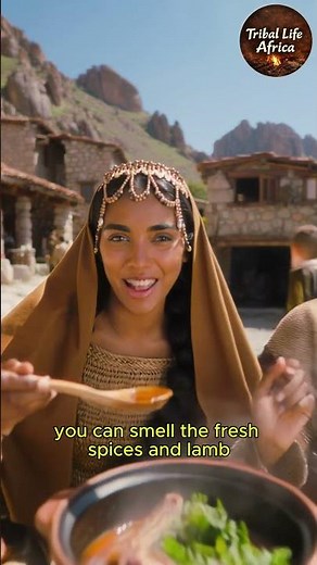 Berber Tribal Cooking in Atlas Mountains – Traditional Lamb Tagine Over Fire