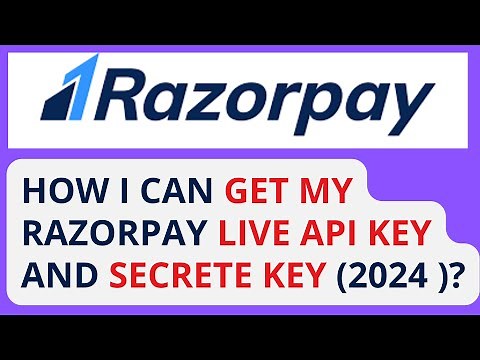 How do I get my Razorpay Live API key and secret key? | Razorpay live key #infysky #razorpay #coding