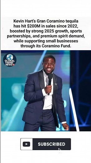 Kevin Hart’s Gran Coramino Tequila Hits $200M #KevinHart #GranCoramino #Tequila #BlackExcellence