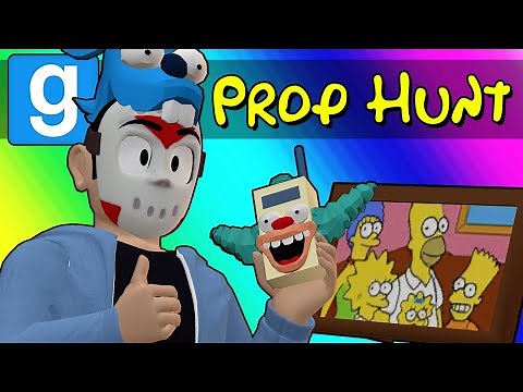 Gmod Prop Hunt - Hunting The Simpsons in 2014! (Garry's Mod Funny Moments)