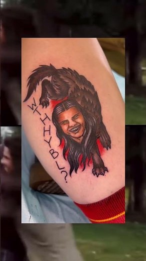 Twilight’s Jacob Black werewolf tattoo