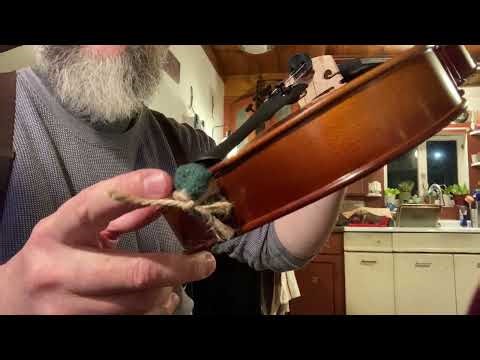 Tips for a low / chest hold for fiddle players.