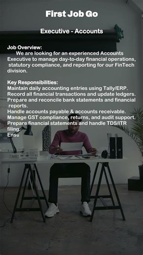 Hiring: Executive Accounts | First Job Go