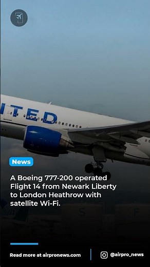 United Airlines flew its first Starlink-equipped widebody transatlantic flight on June 22.