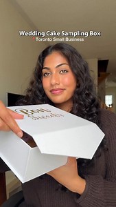 Treat yourself and get a wedding cake sampling box from @bonsweets.ca 🍰✨ #food #foodie #torontofoodie #mukbang #torontoinfluencer #torontosmallbusiness #foodstagram #cake #weddingcake | Sai Balaji