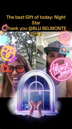 One of the best Gifts in my LIVE. Thank you, BLU BELMONTE 4th👑! For your support to my content.@BLU BELMONTE 4th👑 #tiktoklive #livehighlights #livegift #nightstar