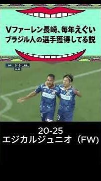 Vファーレン長崎 毎年えぐいブラジル人の選手獲得してる説＋ちょっとしたゴール集 #jリーグ #サッカー