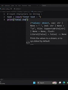 count character in string #shorts