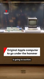 The computer that gave rise to tech giant Apple is going to auction. #apple #tech #computer #stevejobs #auction #apple1 #7NEWS | 7NEWS Sydney