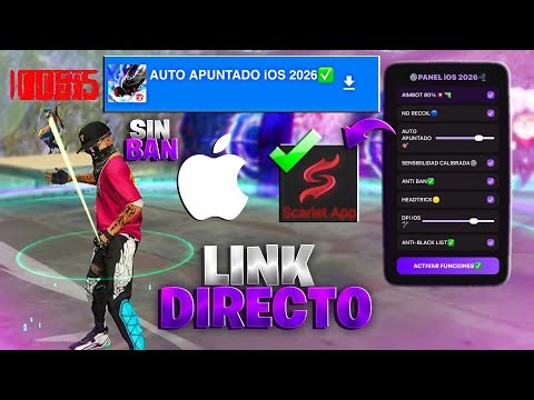 AUTO-TARGETING PANEL FOR iOS / FREE FIRE 2026✅