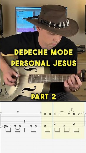 Depeche Mode - Personal Jesus | Acoustic Guitar Cover with Tabs | Guitar Lesson