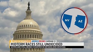 1M views · 1.8K reactions | Vote counting continues in Nevada and Arizona, where key Senate races could determine which party takes control. Votes are also still being counted in several undecided House races, though CBS News projects it leans toward GOP control. https://cbsn.ws/3Utl4iv | CBS Mornings | Facebook
