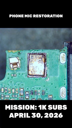 Precision Repair: Phone Mic Restoration #microsoldering #restoration #repair