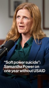 on X: "Nearly a year after the Trump administration shuttered USAID, its former leader Samantha Power sits down with @davidgura on the Big Take Podcast to discuss the impact of those cuts — and what she wishes she had done differently. Listen wherever you get your podcasts bit.ly/4tEkU8R" / X