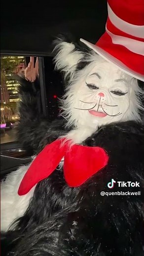 TIKTOK: Larray Refuses To Post About His Cat In The Hat Costume So Quen Blackwell Does
