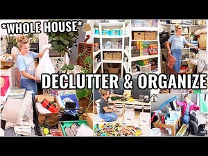 WHOLE HOUSE DECLUTTER AND ORGANIZE 2025!🏠 ORGANIZE WITH ME | DECLUTTERING AND ORGANIZING MOTIVATION