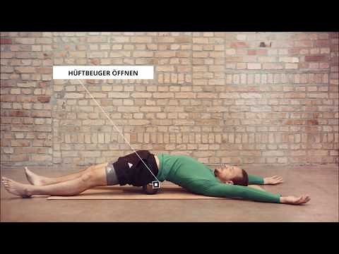 Fascia training for the back - fascia roll exercises for the back and lumbar spine - releasing bl...