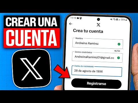 Cómo CREAR una CUENTA de X - Twitter (2026) Desde el Móvil