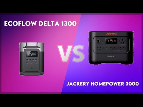 EcoFlow Delta 1300 vs Jackery Homepower 3000 Technical Comparison