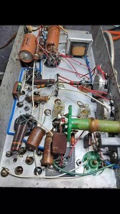 Currently on the workbench is a 1953 broadcast receiver requiring servicing, involving the replacement of electrolytic capacitors and select components within the power supply sections, following which it will be reassembled and dispatched back to its contented owner. #turnerelectronics #electronicservicetechnician #engineeringlife | Lee Robert Thomas Turner