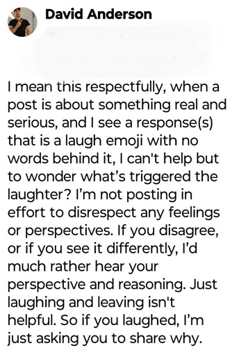 The more views brought to light the better | David Anderson