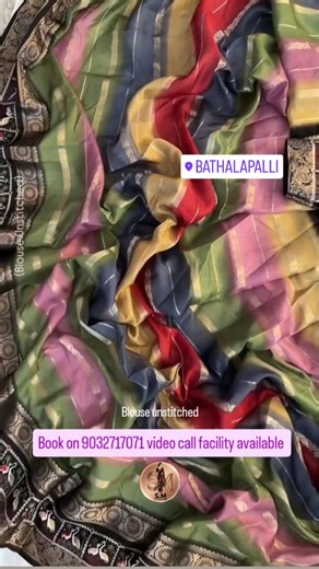 Sayyed Jeelan on Instagram: ""Premium spice silk saree" Dual Jacquard Weaving Zari Border ​With Printed Kalamkari Pallu Saree 5.50 Mtrs | Blouse 0.80 Mtr. ​Blouse: Matching Running Jacquard Stripes Blouse piece (Unstitched). PRICE 699/- Free shipping Dm 9032717071 #saree #sareesofinstagram #trendingsaree #onlineshopping #@s.m_fashionwear"