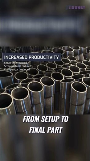 Need serious pipe cutting power? Hornet offers high-performance CNC machines!