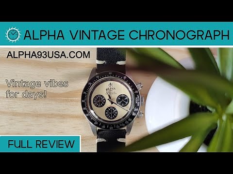 Alpha Chronograph Full Review