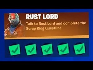Fortnite - Rust Lord NPC Location & Punchcard