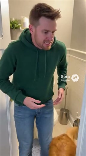 My animals took over the bathroom and won't leave #relatable