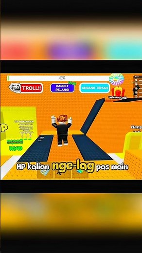 Cara ATASI LAG GAME ROBLOX PALING AMPUN #roblox
