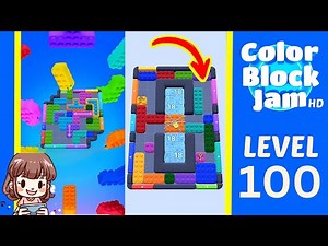 Color Block Jam Level 100 Solution Walkthrough