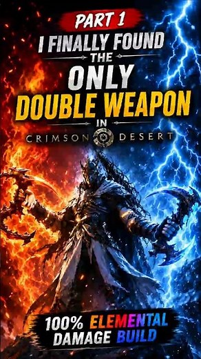 I FINALLY FOUND THE ONLY DOUBLE WEAPON BUILD! ❄️ | Part 1 Crimson Desert #gaminge #shorts