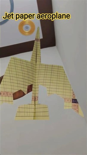 How to make a realistic jet paper plane/ airplane/ rocket/ aeroplane ✈️✈️✈️ #jet #rocket #shorts