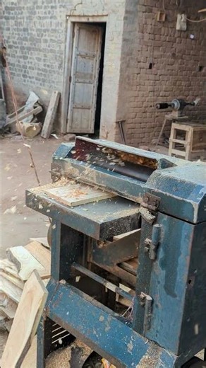 Incredible Wood Planer Machine in Action | Manufacturing Movements #shorts