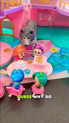 The Big Bad Wolf Crashes the Princess Party! 🐺👑#shorts #viral #funny