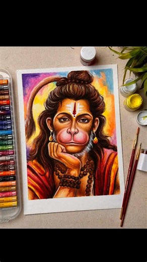 All hanuman ji artworks #artworks #drawing #shorts.